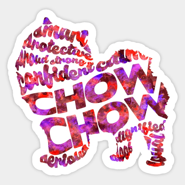 Chow Chow Sticker by inspirowl